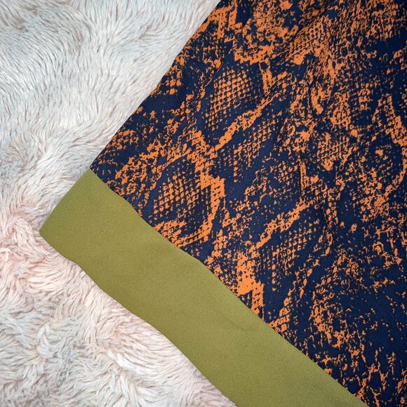 Cabi Snake Skin Animal Print Surplice Wrap Front Blouse Size: Medium - Picture 3 of 11